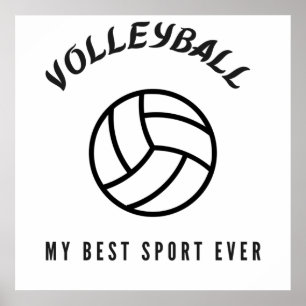 Volleyball min bästa sport någonsin poster