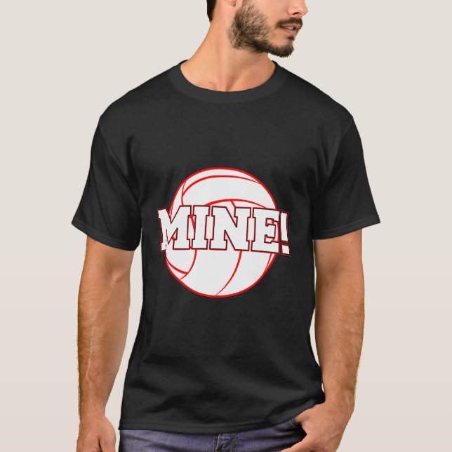 Volleyball Mine från kärlek för N T Shirt (Framsida)