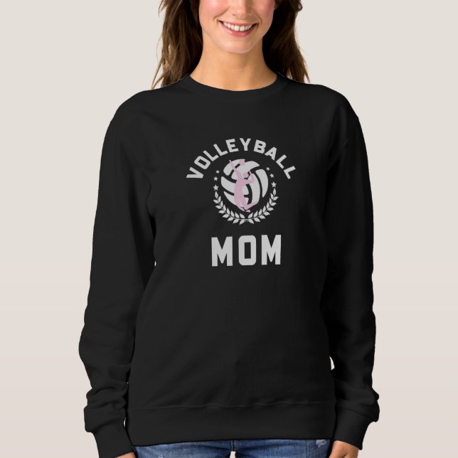 Volleyball Mom T Shirt (Framsida)