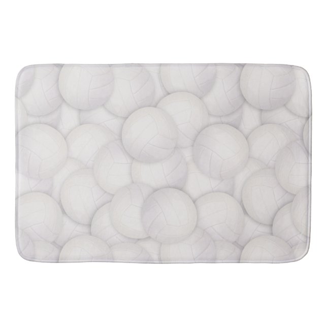 Volleyball Mönster Bath Mat Badrumsmatta (Framsidan)