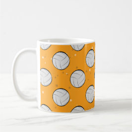 Volleyball Mönster Design Kaffemugg