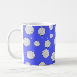 Volleyball Mönster Design Kaffemugg