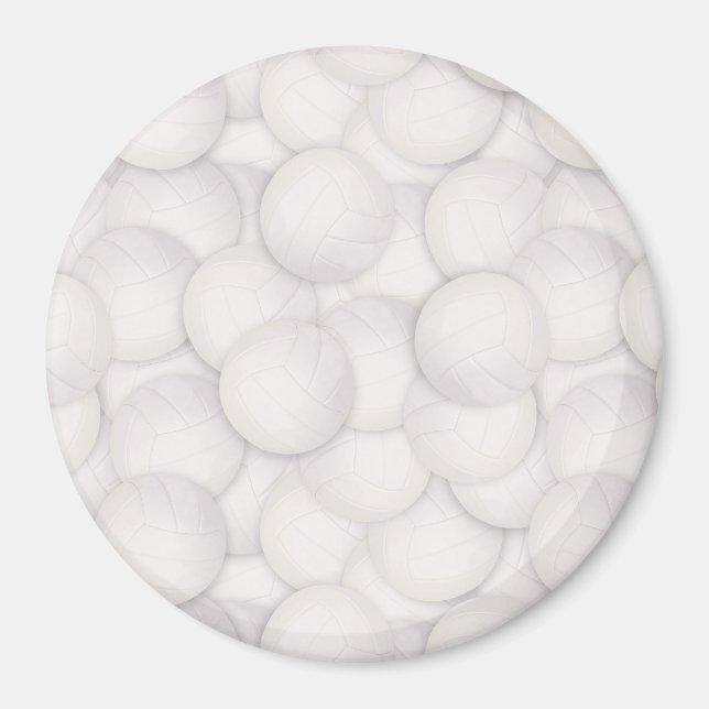 Volleyball Mönster Magnet (Framsidan)