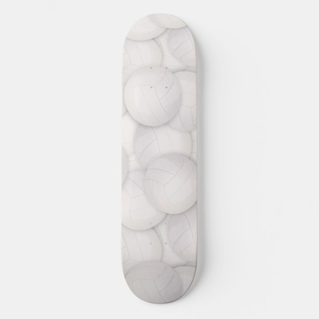 Volleyball Mönster Skateboard (Framsida)