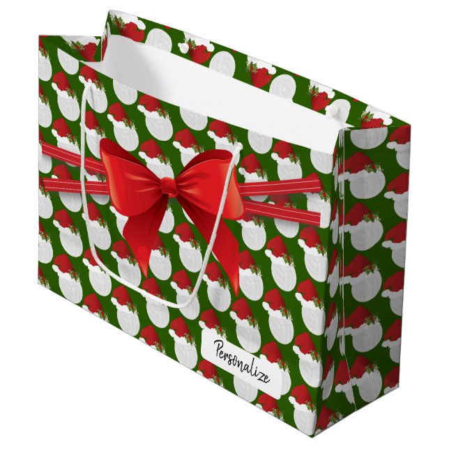 Volleyball Mönster - stor jul (Framsidan Vinklad)