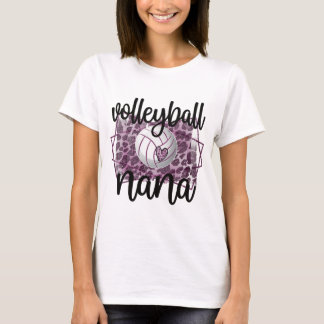 Volleyball Nana Grandma Of Volleyball Player Nana  T Shirt