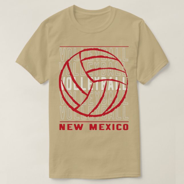 Volleyball New mexico T Shirt (Design framsida)