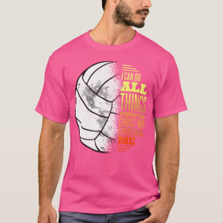 Volleyball och Jesus T Shirt