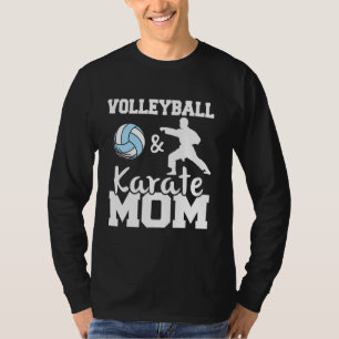 Volleyball och Karate Mamma Funny Volleyball Playe T Shirt