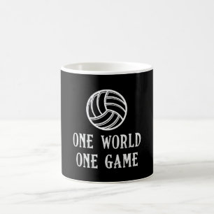 Volleyball One World One Game Volleyball Player Kaffemugg