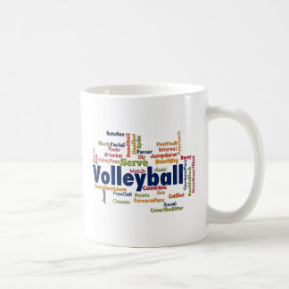 Volleyball Ord Cloud Kaffemugg