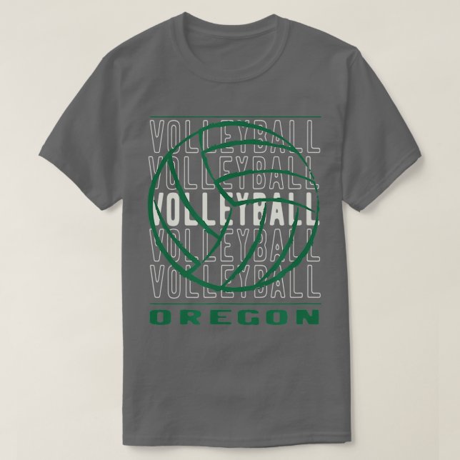 Volleyball Oregon  T Shirt (Design framsida)