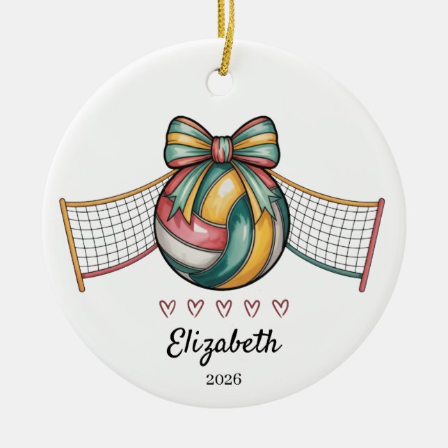 Volleyball Ornament Youth Volleyball Gifts  (Framsidan)
