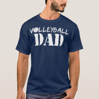Volleyball Pappa Fars dag-utrustning för Pappa pap T Shirt