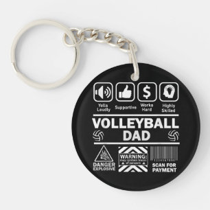 Volleyball Pappa Funny Innehåll i Idrotten Far