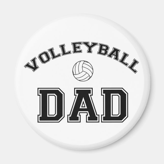 Volleyball Pappa Magnet (Framsidan)