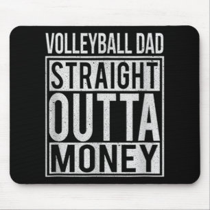 Volleyball Pappa Rak Outta Money I Roligt Musmatta