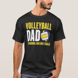 Volleyball Pappa som en vanlig enfärgad cooler-coa T Shirt