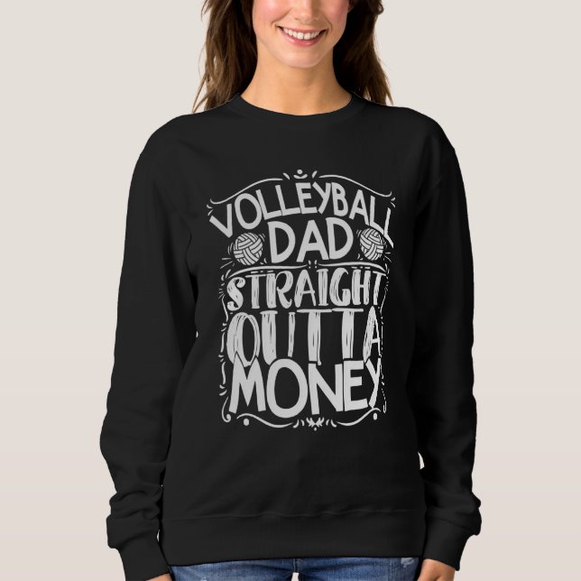 Volleyball Pappa T Shirt (Framsida)
