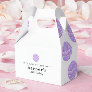 Volleyball Party Favor Boxes Presentaskar