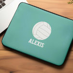 Volleyball Personlig Kids Laptop Fodral<br><div class="desc">sportfantast för personlig volleyball.</div>