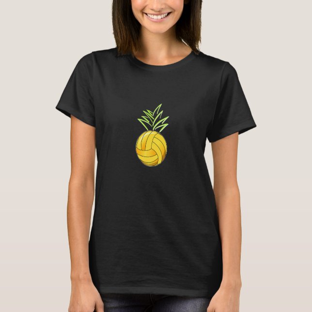 Volleyball pineapple for Volleyball player T Shirt (Framsida)