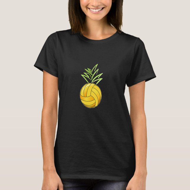Volleyball pineapple for Volleyball player T Shirt (Framsida)