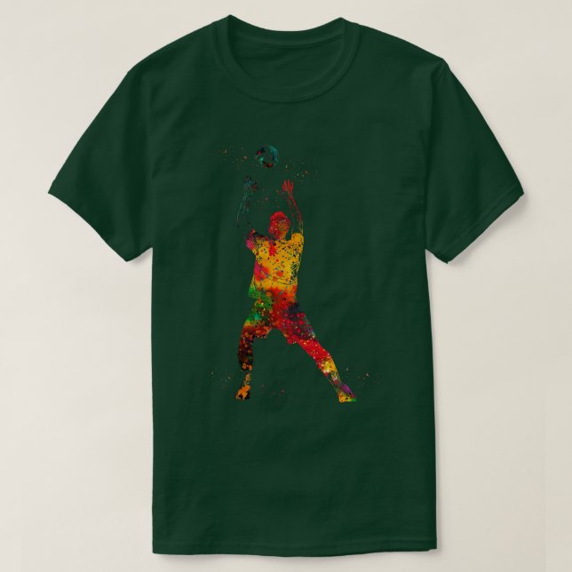 Volleyball Player 1 T Shirt (Design framsida)