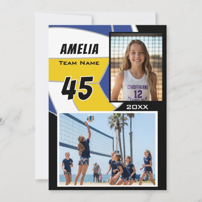 Volleyball Player 2 Photo Memory Mate (Framsida)