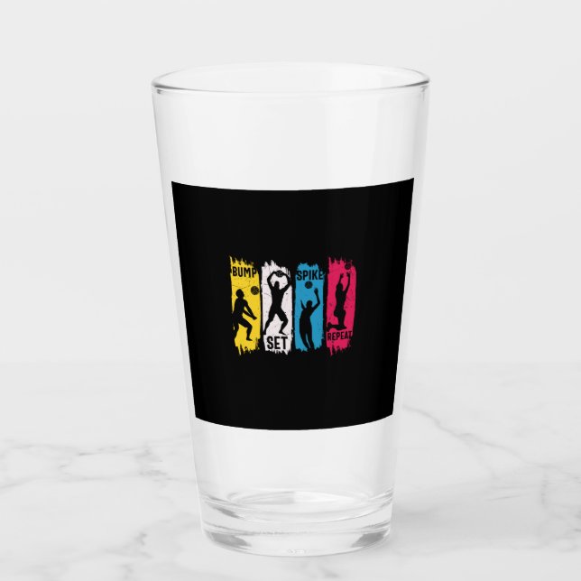 Volleyball Player | Ange Spike Upprepa Glaskopp (Framsida)