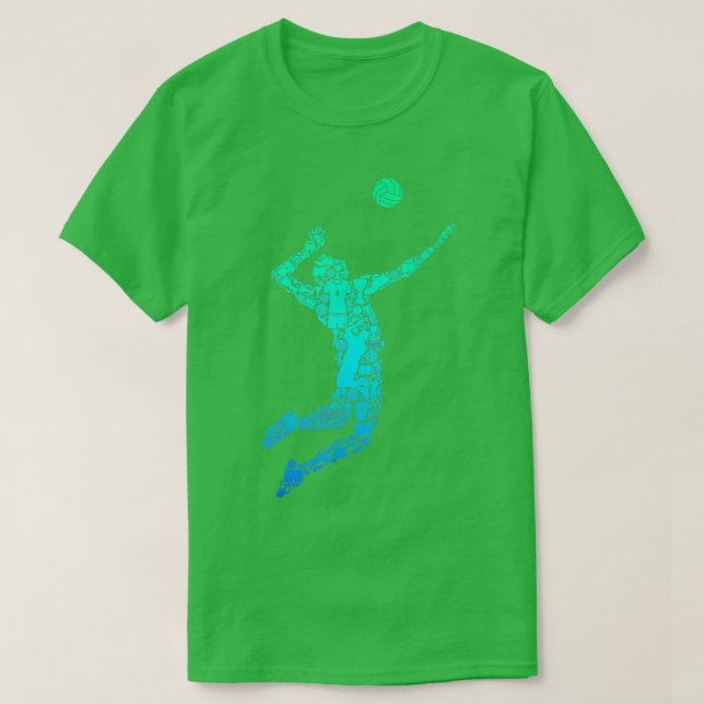 Volleyball Player Boys Manar Youth 1 T Shirt (Design framsida)