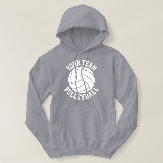Volleyball Player eller Coach Anpassningsbar Team  T Shirt (Design framsida)