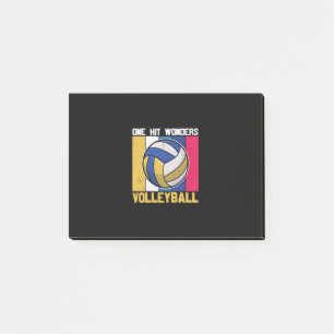 Volleyball Player Ett Slått underverk Volleyball Post-it Block