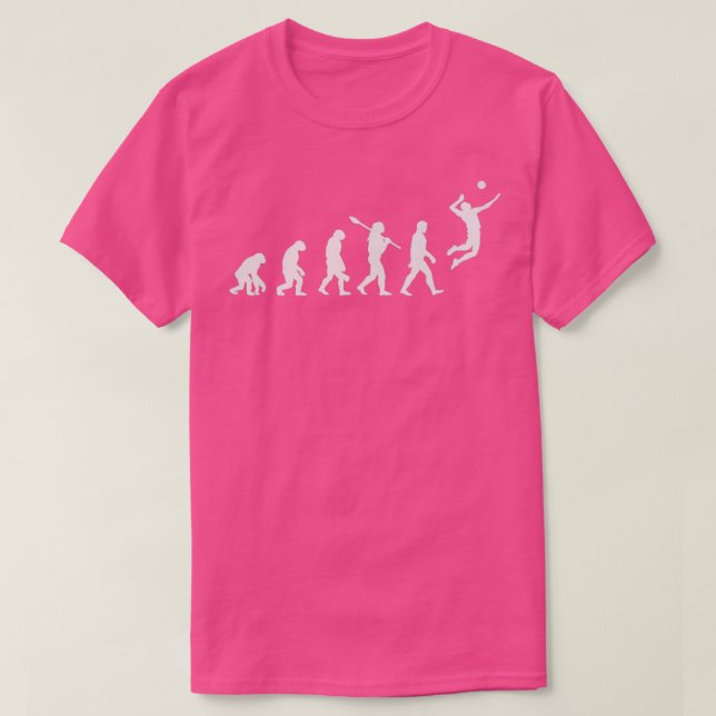 Volleyball Player Evolution Funny Volleyball Team T Shirt (Design framsida)