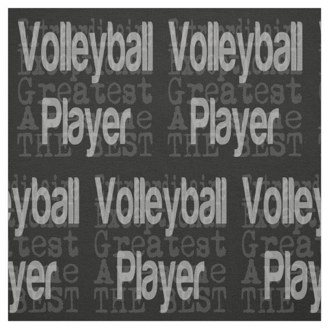 Volleyball Player Extraordinaire Tyg (Provkarta)