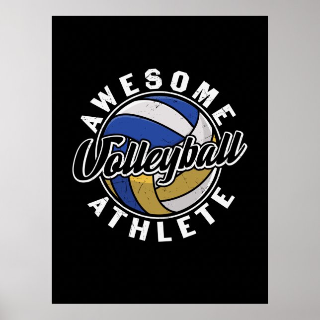 Volleyball Player | Fantastisk Volleyball Poster (Framsidan)