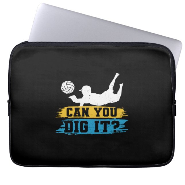 Volleyball Player | Gräver det Laptop Fodral (Framsidan)