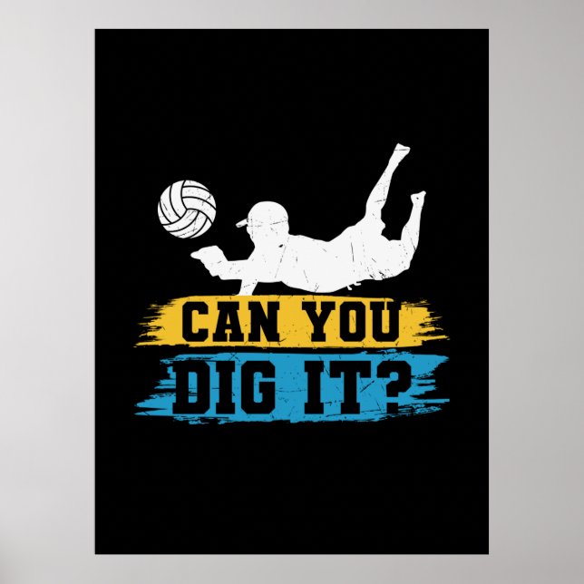 Volleyball Player | Gräver det Poster (Framsidan)