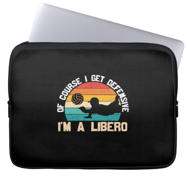 Volleyball Player | Jag är liberal Laptop Fodral (Framsidan)