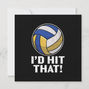 Volleyball Player Jag skulle Slått att Inbjudningar