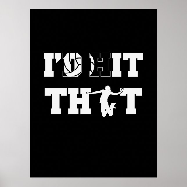 Volleyball Player | Jag skulle Slått att Poster (Framsidan)