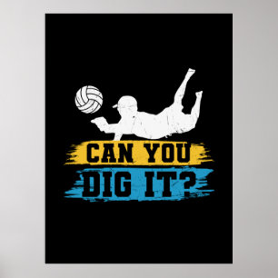 Volleyball Player   Kan du Gräva den? Poster