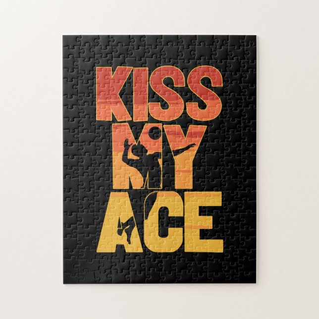 Volleyball Player | Kiss My Ace Pussel (Vertikal)