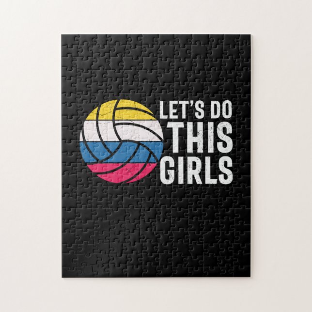 Volleyball Player | Låt flickorna göra det Pussel (Vertikal)