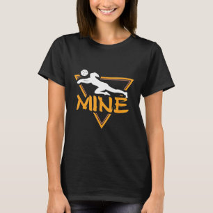 Volleyball Player Mine Sport Idrottsman T Shirt