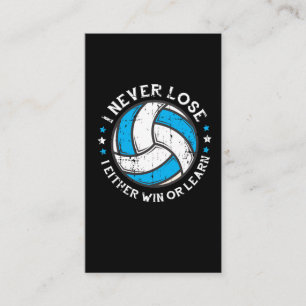 Volleyball Player Motivation Setter jag aldrig har Visitkort