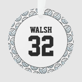 Volleyball Player NAMN Number Sports Net-Roligt