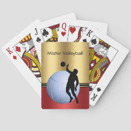 Volleyball Player och Boll elegant Personalize Casinokort