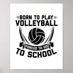 Volleyball Player Ord   Team Coach Sport Gift Poster