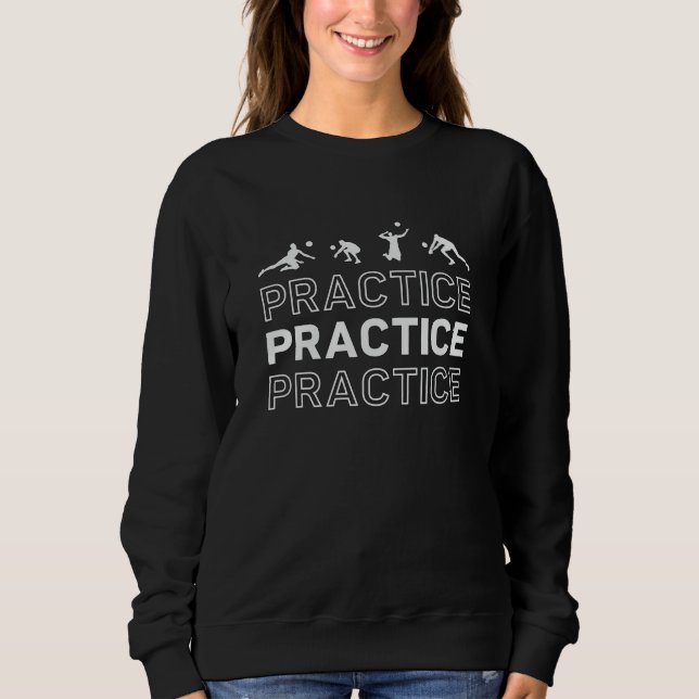 Volleyball Player Practice Practice Beach T Shirt (Framsida)